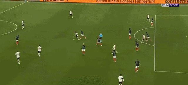 V体育在线官网-【友谊赛】寿星穆勒破门，哈弗茨助攻，德国2比1法国